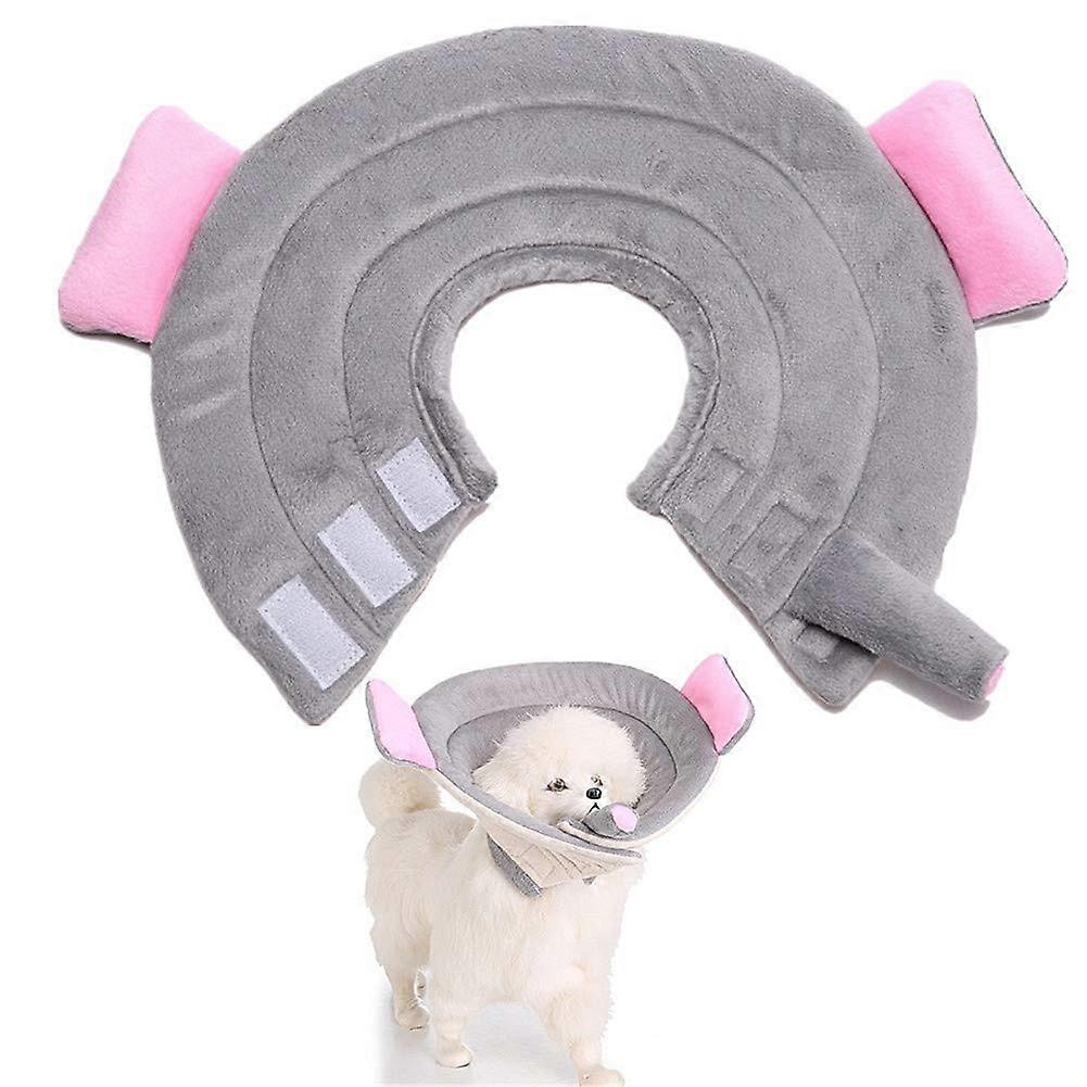 Crab Shape Protective Collar for Dogs and Cats, Large Elephant Size, Anti-Bite Recovery Cone, Comfortable Neck Protection