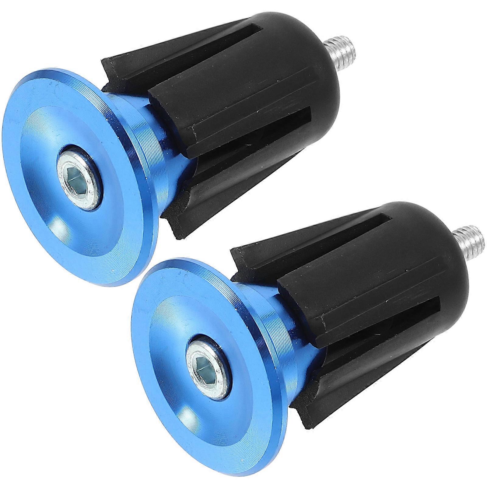 Masteelf 1 Pair Bike Handle End Plugs Blocks for Bicycle Handle