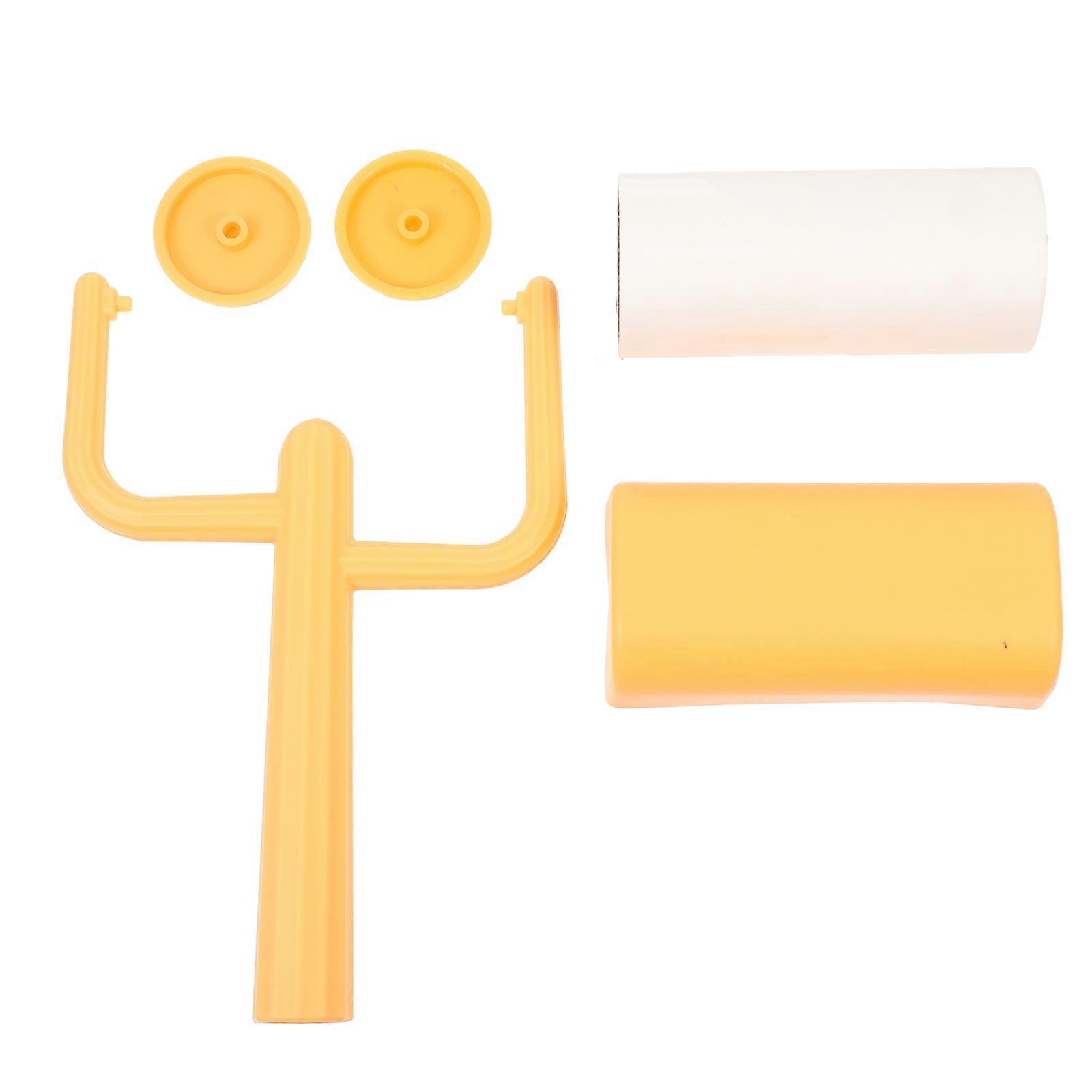 Handheld Remover Ideal For Home Use Removes Dust And Hair Efficiently Yellow Rectangular 1Set