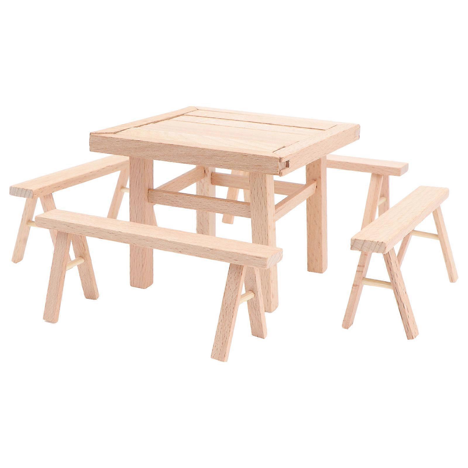 Wooden Assembly Toy for Kids Play Beige Color No Tools Required Enhance Creativity 1 Set