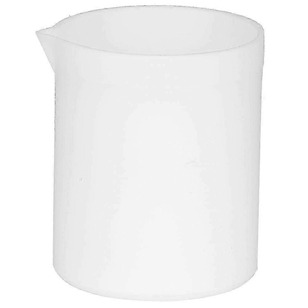 Acid & Base Resistant White Beaker Measuring Cup (100ml) - PTEE Non-Stick Design with High Lubrication for Laboratory Use