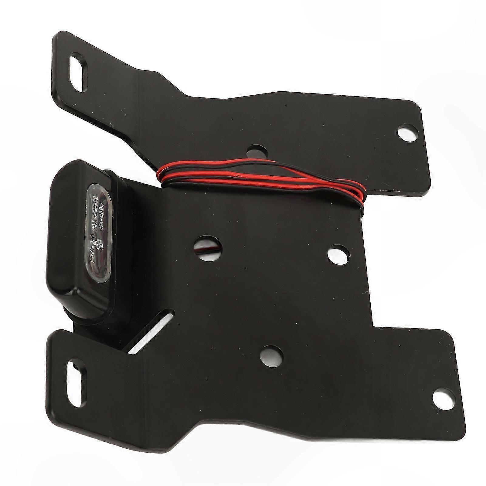 Black Shockproof Motorcycle License Plate Holder Frame Bracket for 125cc Bikes