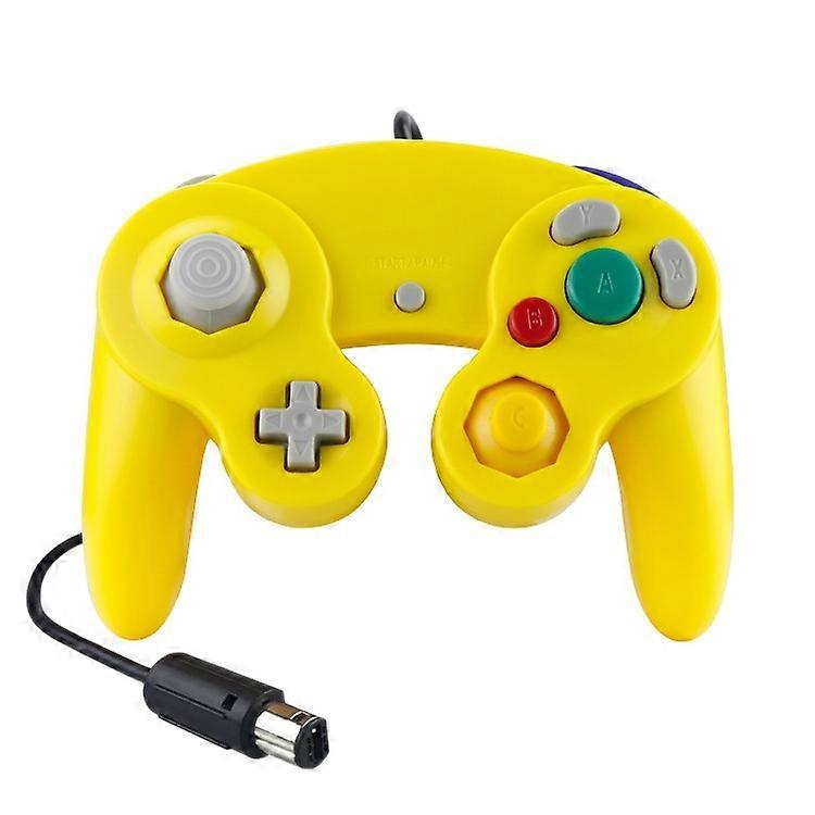2 PCS Wired Game Controller, Product color: Yellow Yellow