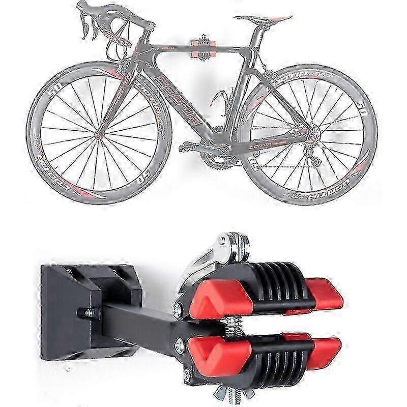 Wall-Mounted Bike Storage Rack for Indoor Bicycle Parking Space Saving Solution