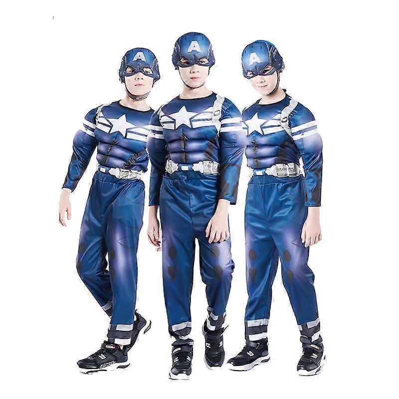 Halloween Adult Iron Man Cosplay Costume Captain America Superman Winter Soldier Black Panther