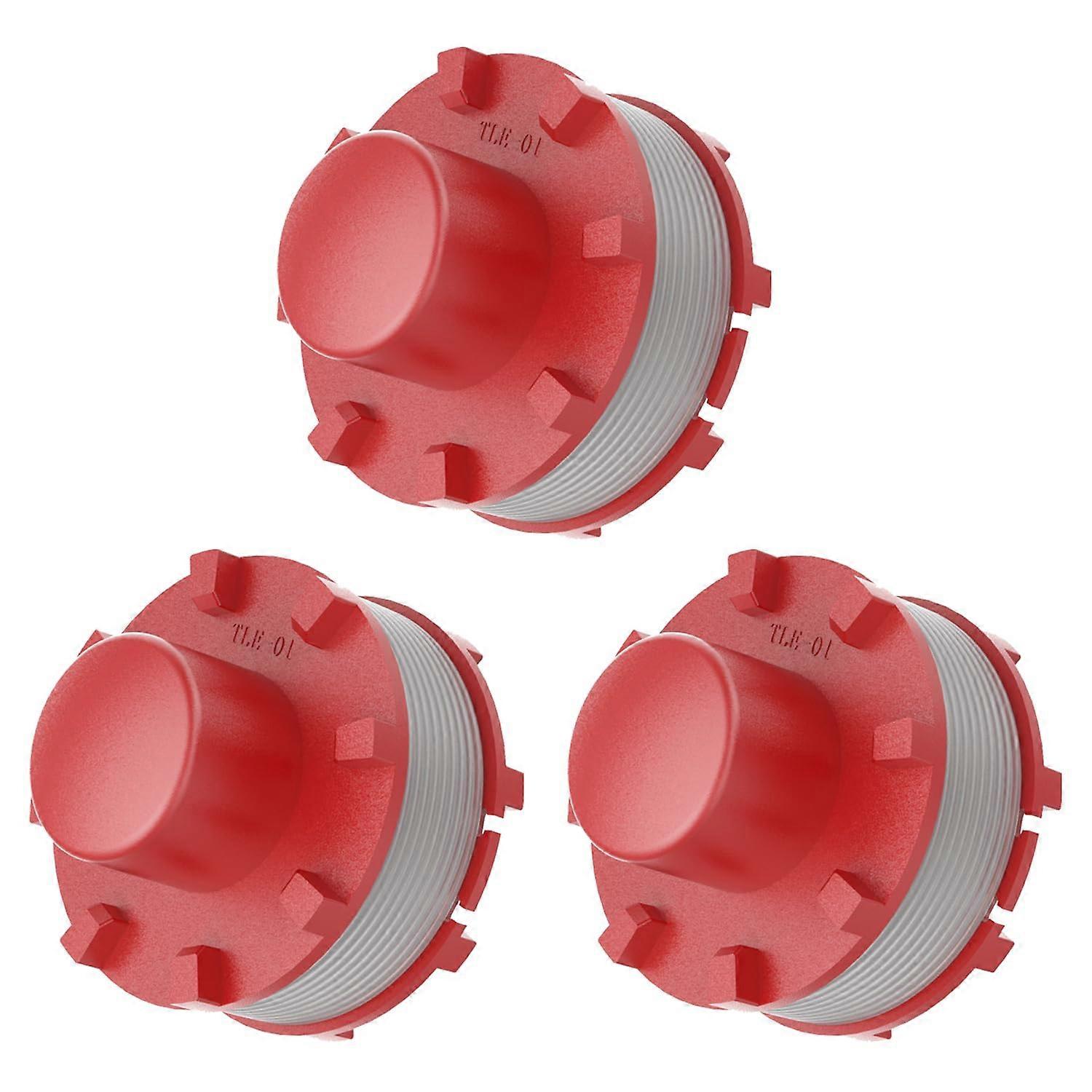 3Pcs Strimmer Spool Line 3405096 Compatible With Einhell Cordless Grass Trimmer GE-CT 36/30 Li E Solo GE-LM 36/4 AGILLO