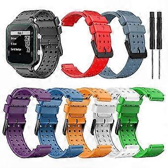 Siliconen vervangende band voor Approach S20 monochroom GPS-horloge - Duurzame en comfortabele band