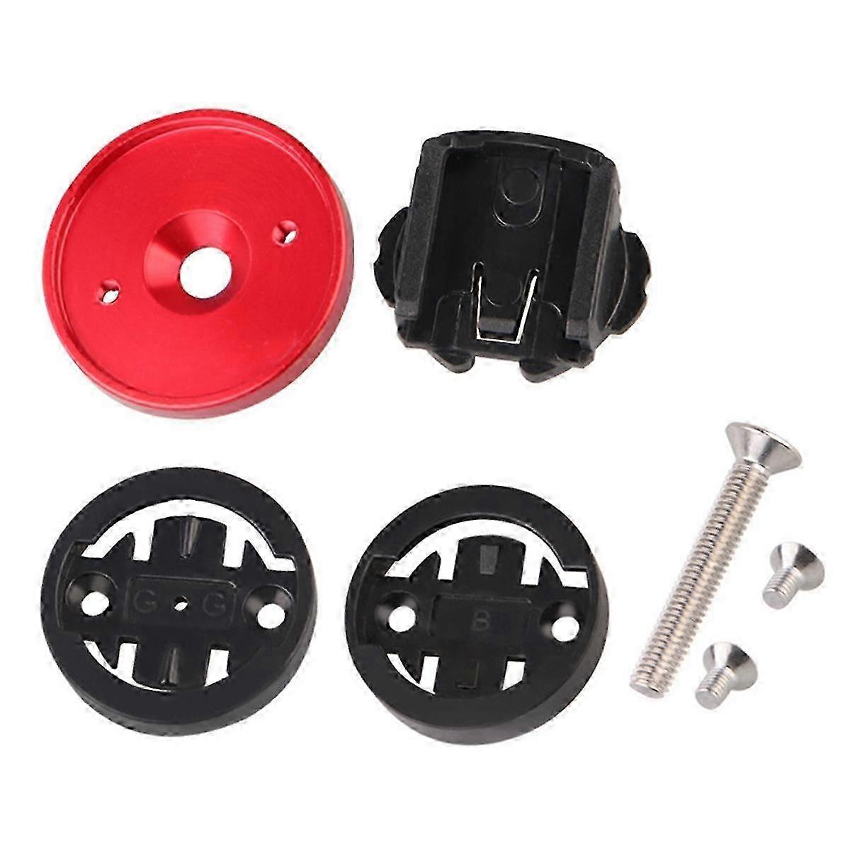 Bike Stem Top Cap Mount Holder Stopwatch Converter Bike Computer Stopwatch Mount Holder for CATEYE Red