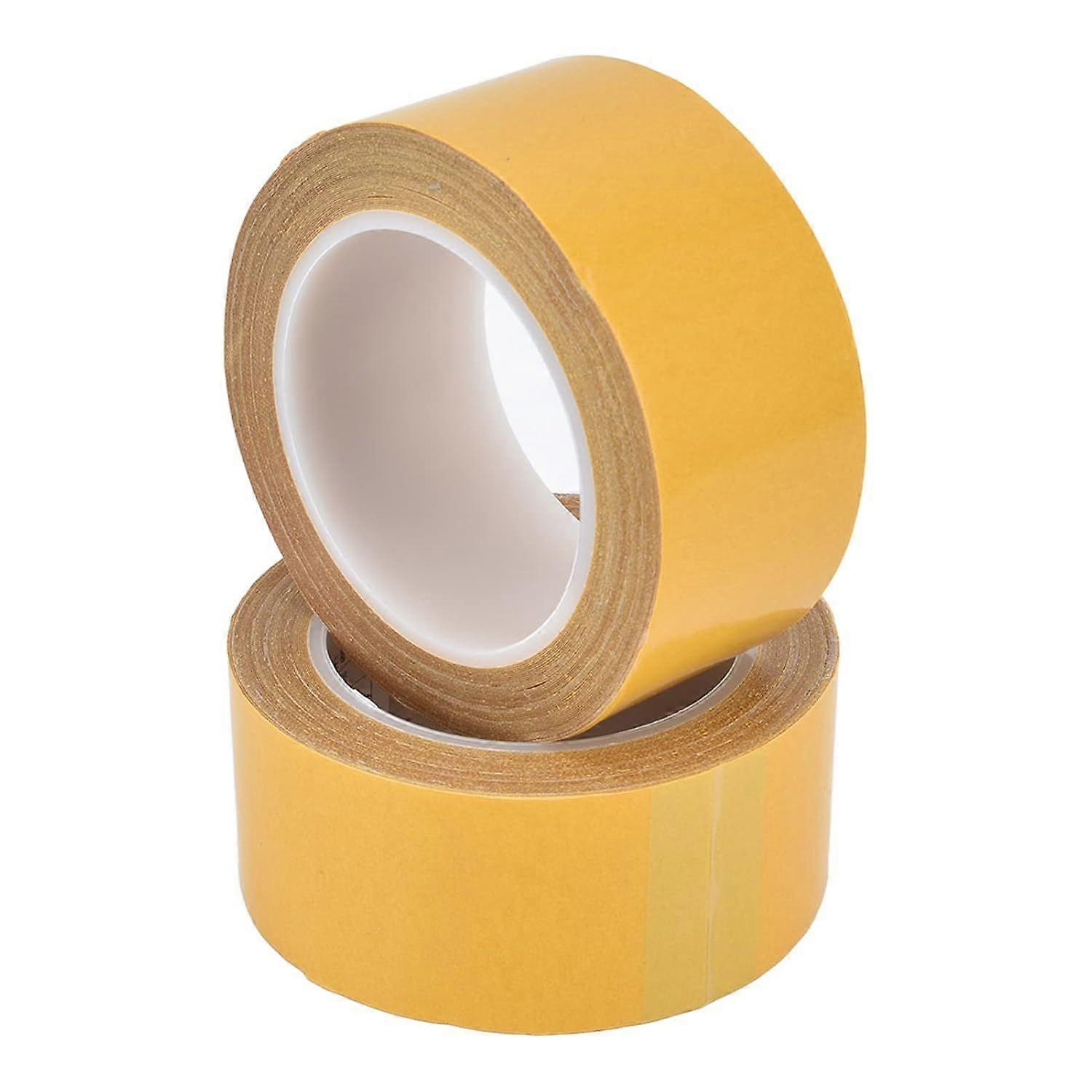 Teppetape 2 ruller Multi-Purpose Dobbeltsidig Tregulv Teppebånd For