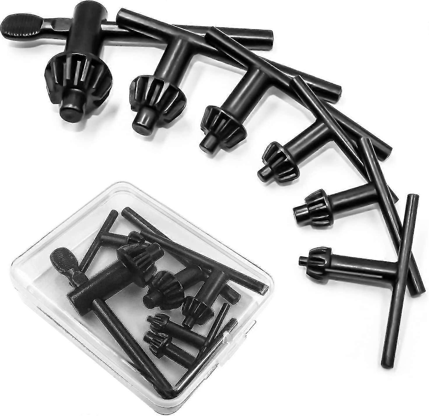 Universal Drill Chuck Key 4/6/10/13/16/20 Mm Drill Chuck Key compatible with Drill Chuck (6 Pieces)