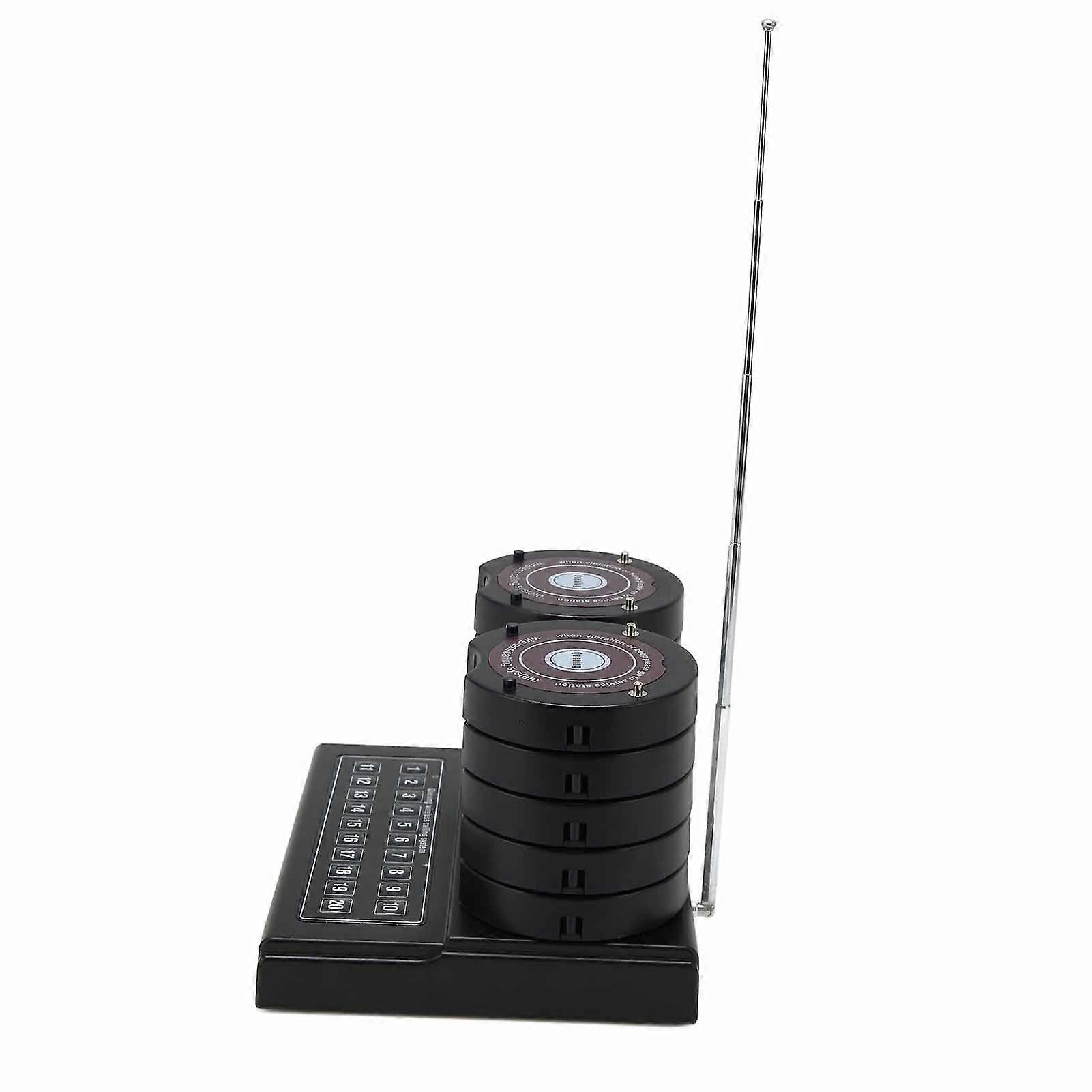 Wireless Calling System 1 to 10, 20 Channels, ABS, 433.92MHZ Frequency