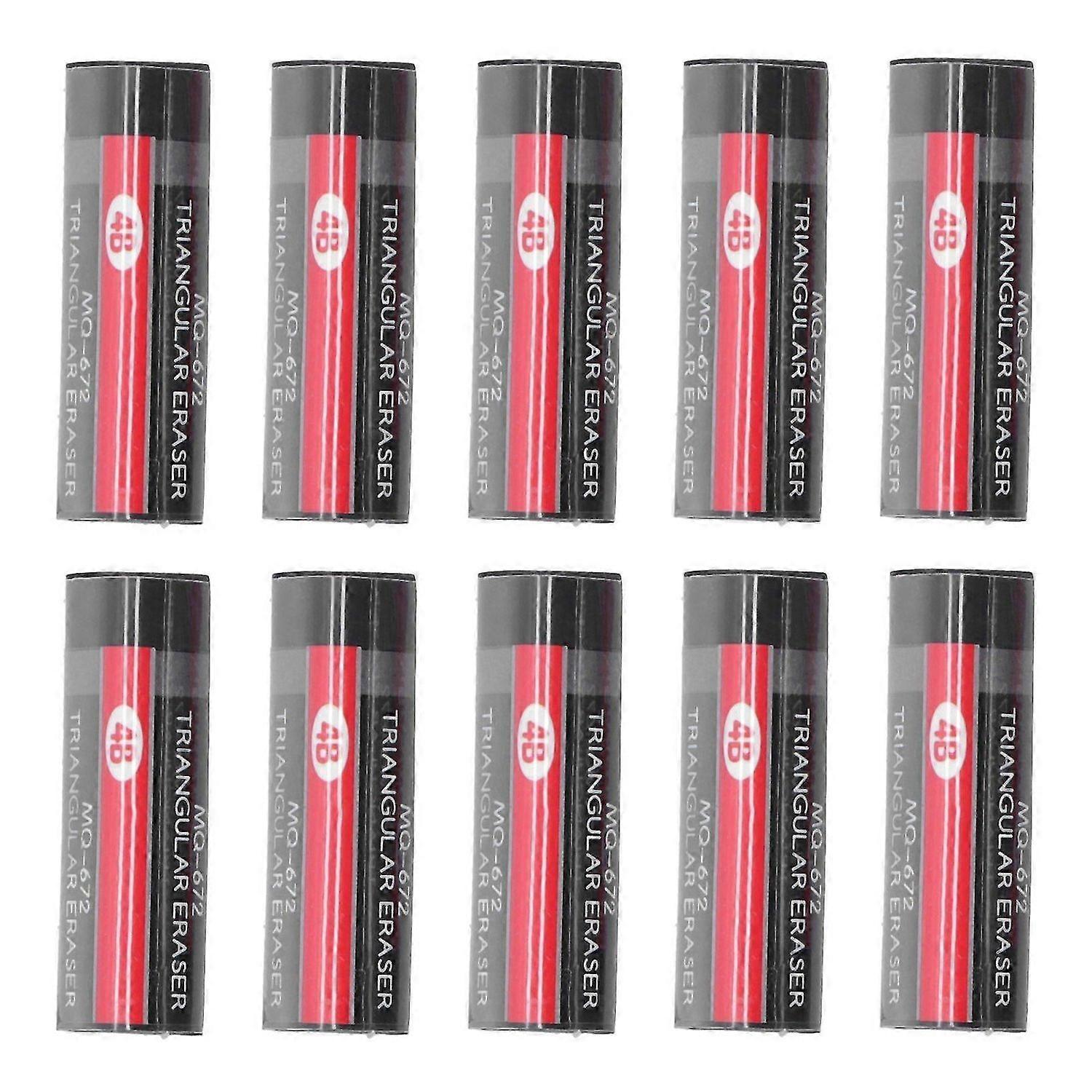 2025 Latest Model 32Pcs Drawing Erasers 4B Sketch Triangular Art Students
