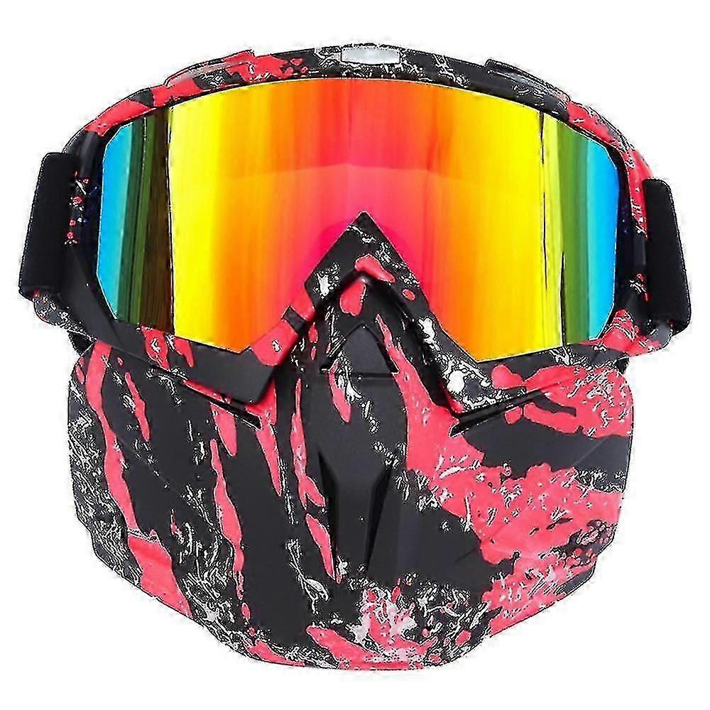 Gogle motocyklowe Kask Jazda Gogle Okulary Maska