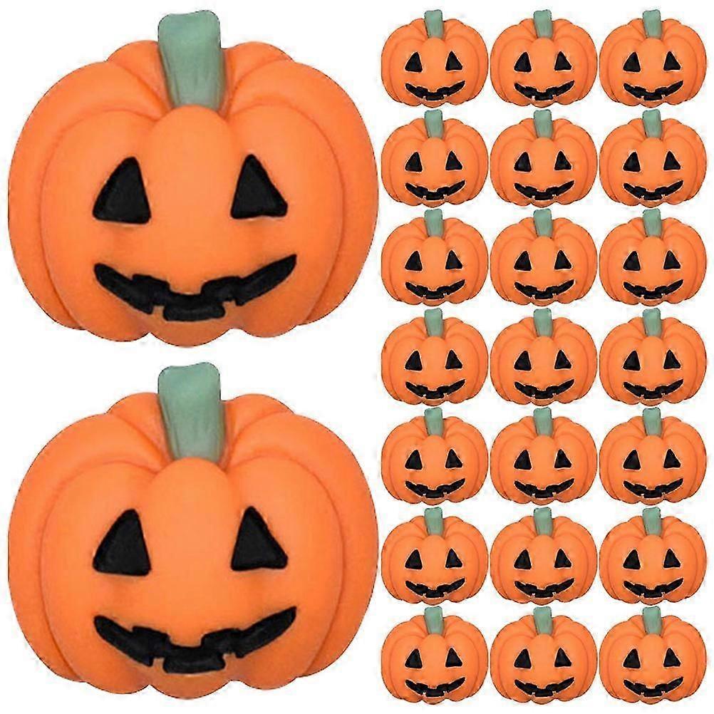Tiny Resin Pumpkins for DIY Enthusiasts and Craft Projects in Miniature Size 50Pcs