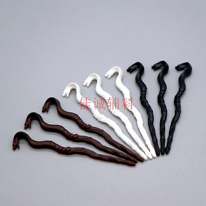 48個ハロウィーンミニステッキ:スネークヘッドワンドコンパクトサイズお化け屋敷パーティーのコスプレとトリック小道具用の耐久性のあるプラスチック