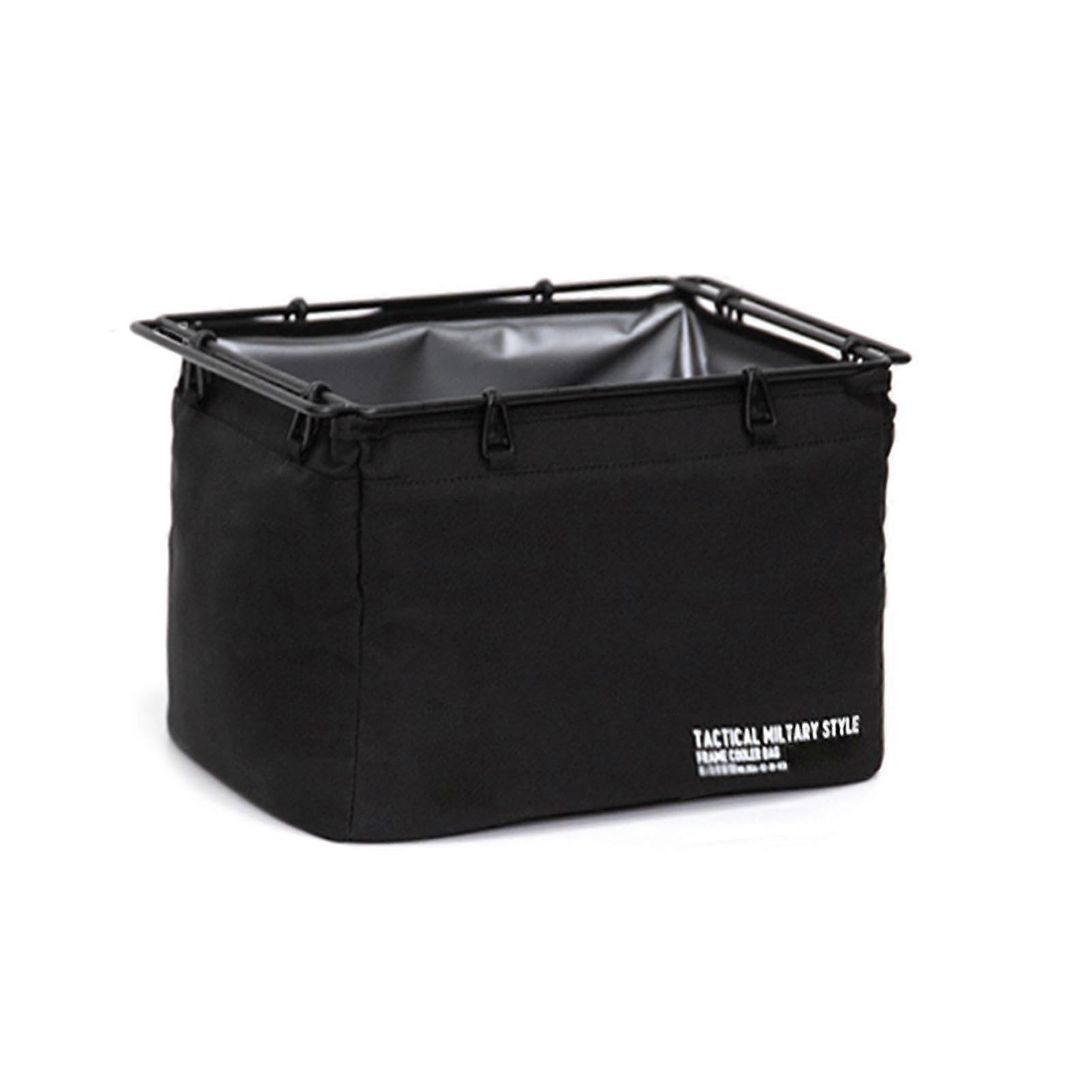 Insulated Ice Bucket For Camping 12L Capacity 600D Oxford Cloth Picnic Cooler For Beverages Beach Drinks