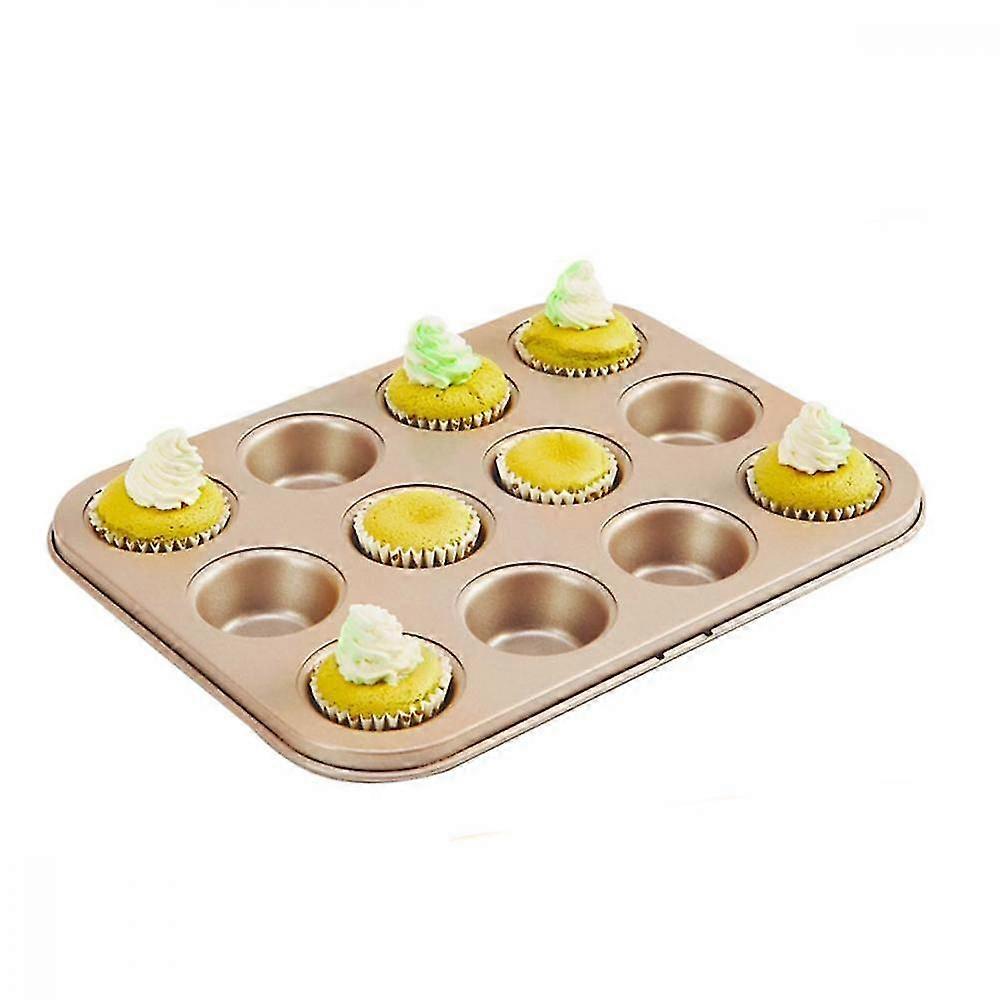 12 Cavity Non-stick Muffin Cake Baking Trays