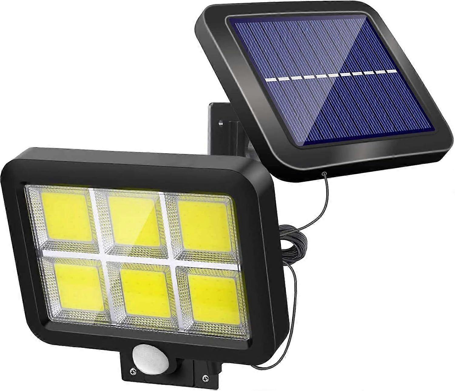 Powerful Outdoor Solar Light with Motion Sensor, 120 LED White Light Waterproof