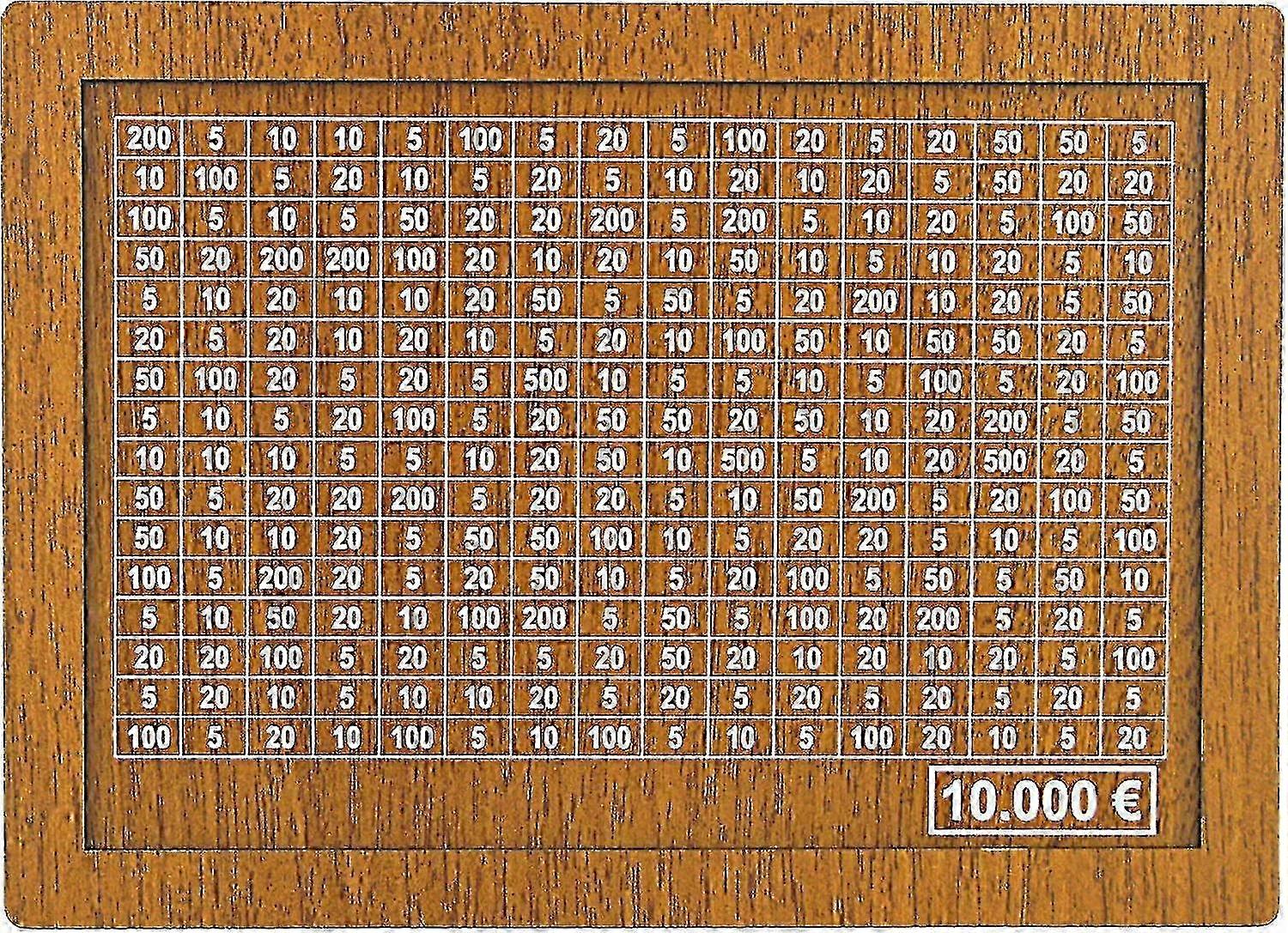 Large Capacity Savings Bank with Goal Tracker and Numbered Design