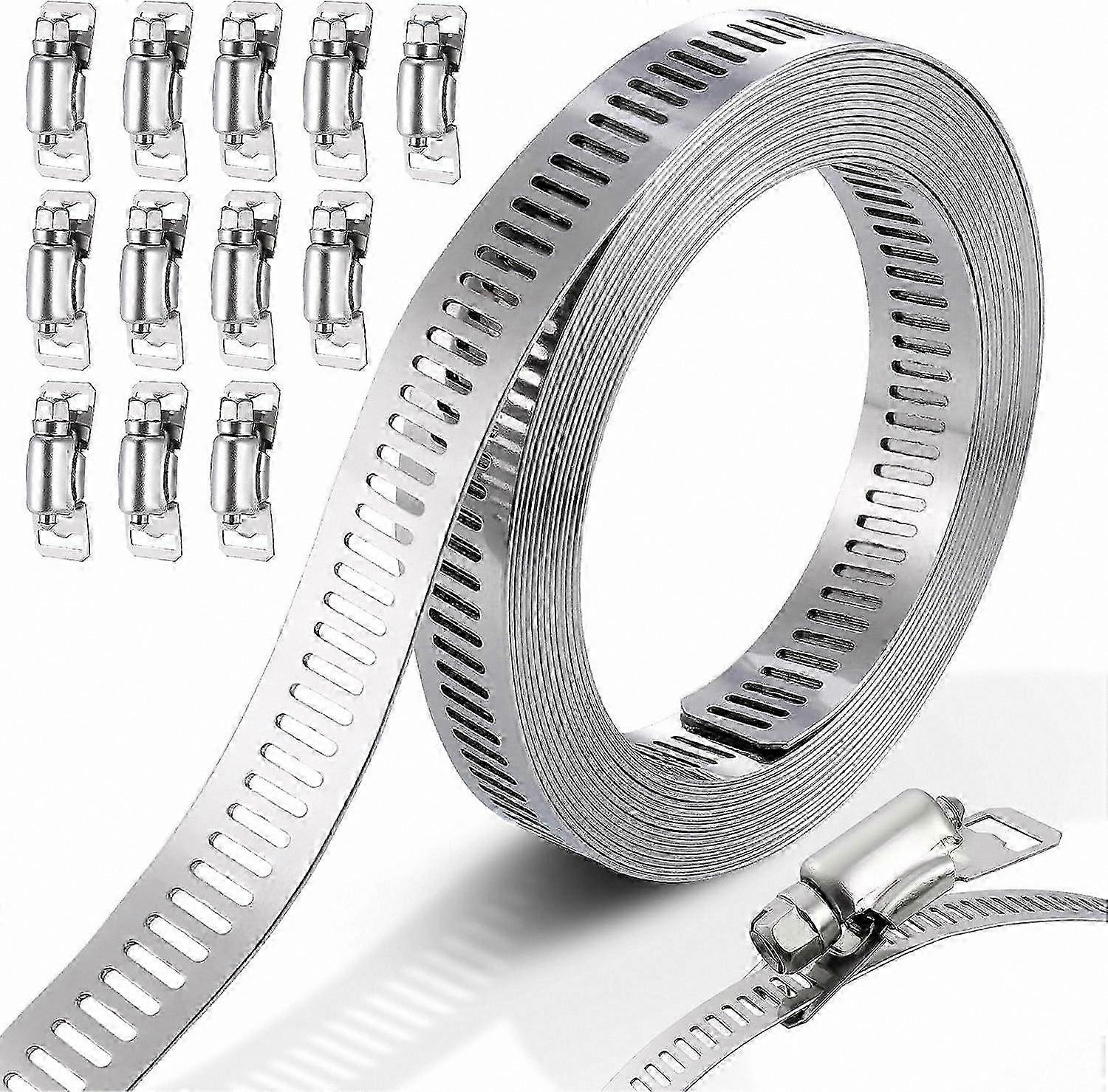 Adjustable 304 Stainless Steel Clamps for Hoses