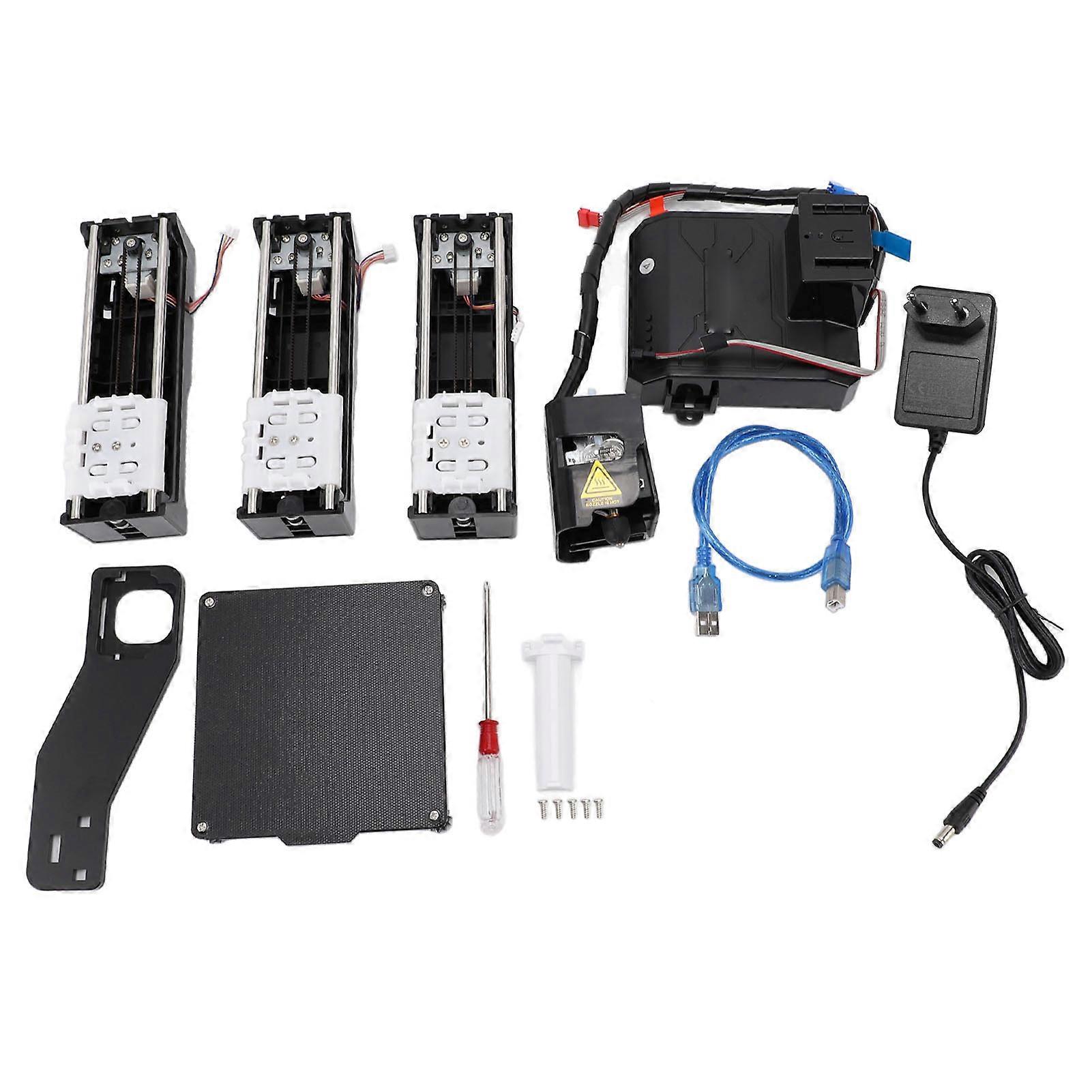 3D Printer One Click Print 40mm/s Compact Machine for 1.75mm PLA TPU EU Plug Beginners