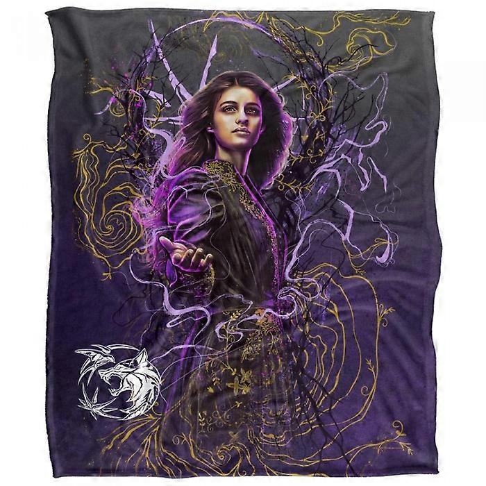 The Witcher Silky Airbrush Yennefer Supersoft Blanket