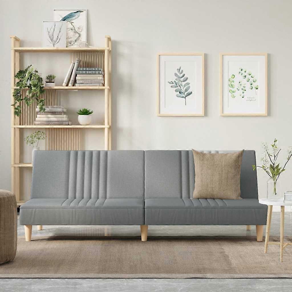 Schlafsofa Hellgrau Stoff, SKU: 351881