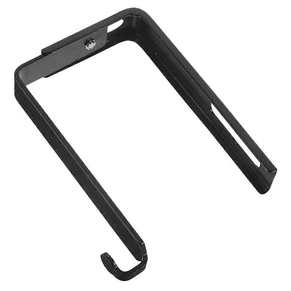 Black Iron Over The Door Coat Hook Adjustable Cubicle Hook for Home