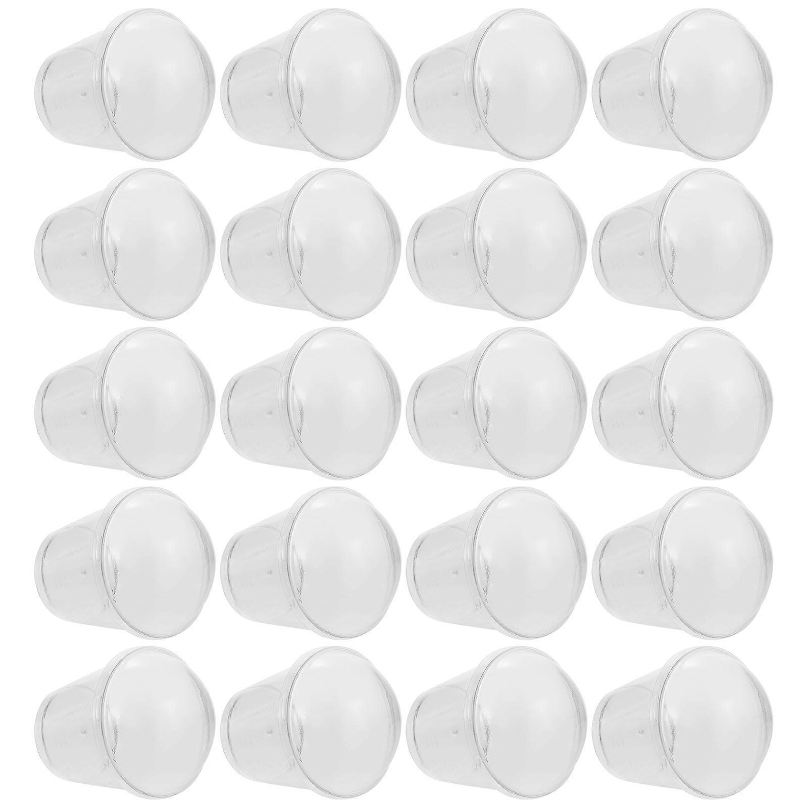 Cups with Lids Dessert Cups for Storage 25Sets