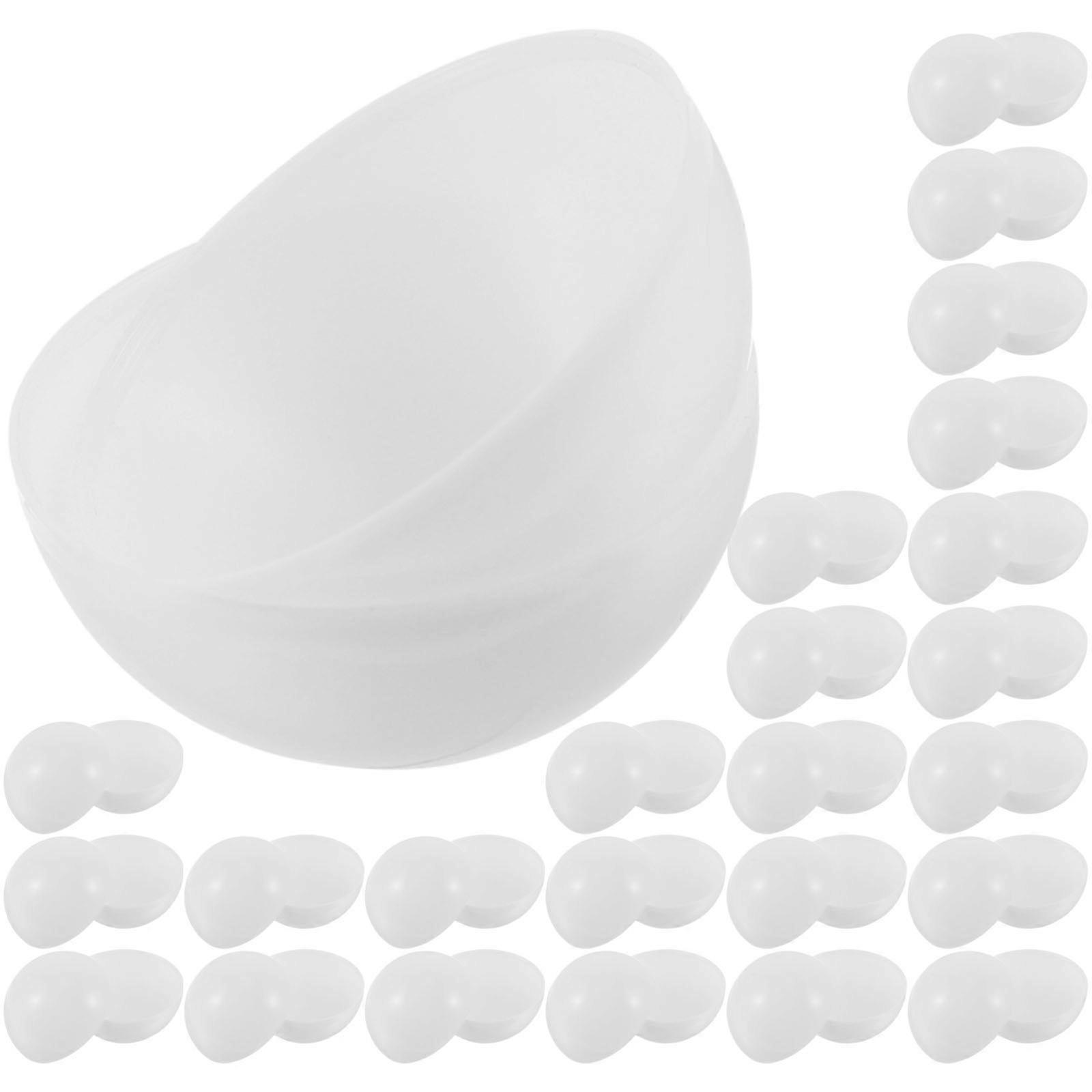 Ball Openable Raffle Balls for All Ages White Pvc Material for Raffles 25Pack