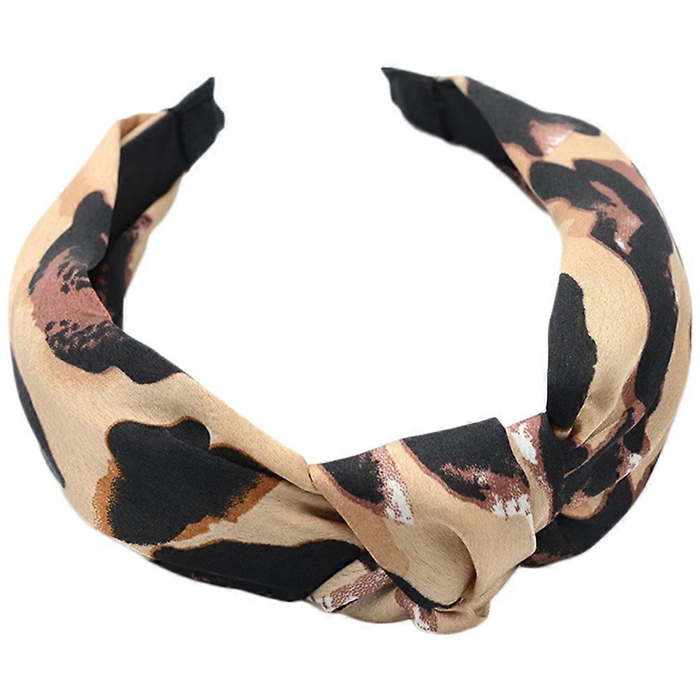 Leopard Headband Satin Compact Headband for Daily Use