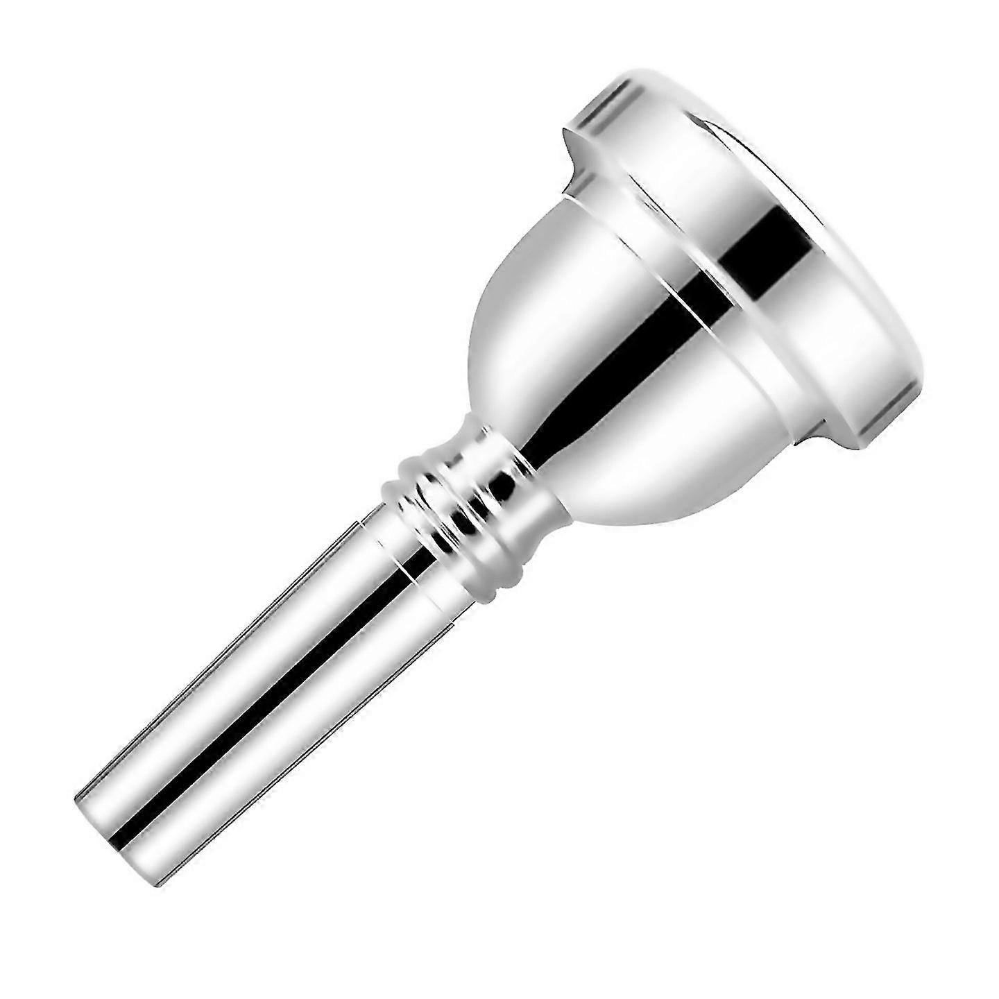 For 12c Small Shank Trombone Mouthpiece New Silver