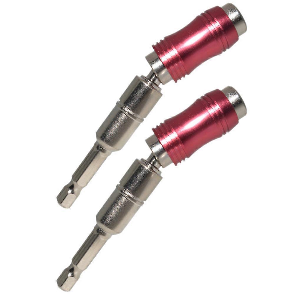 Pivoting Bit Holder For Homeowners 3.54X0.51X0.51IN Bendable Head Excellent Durability 2Pcs