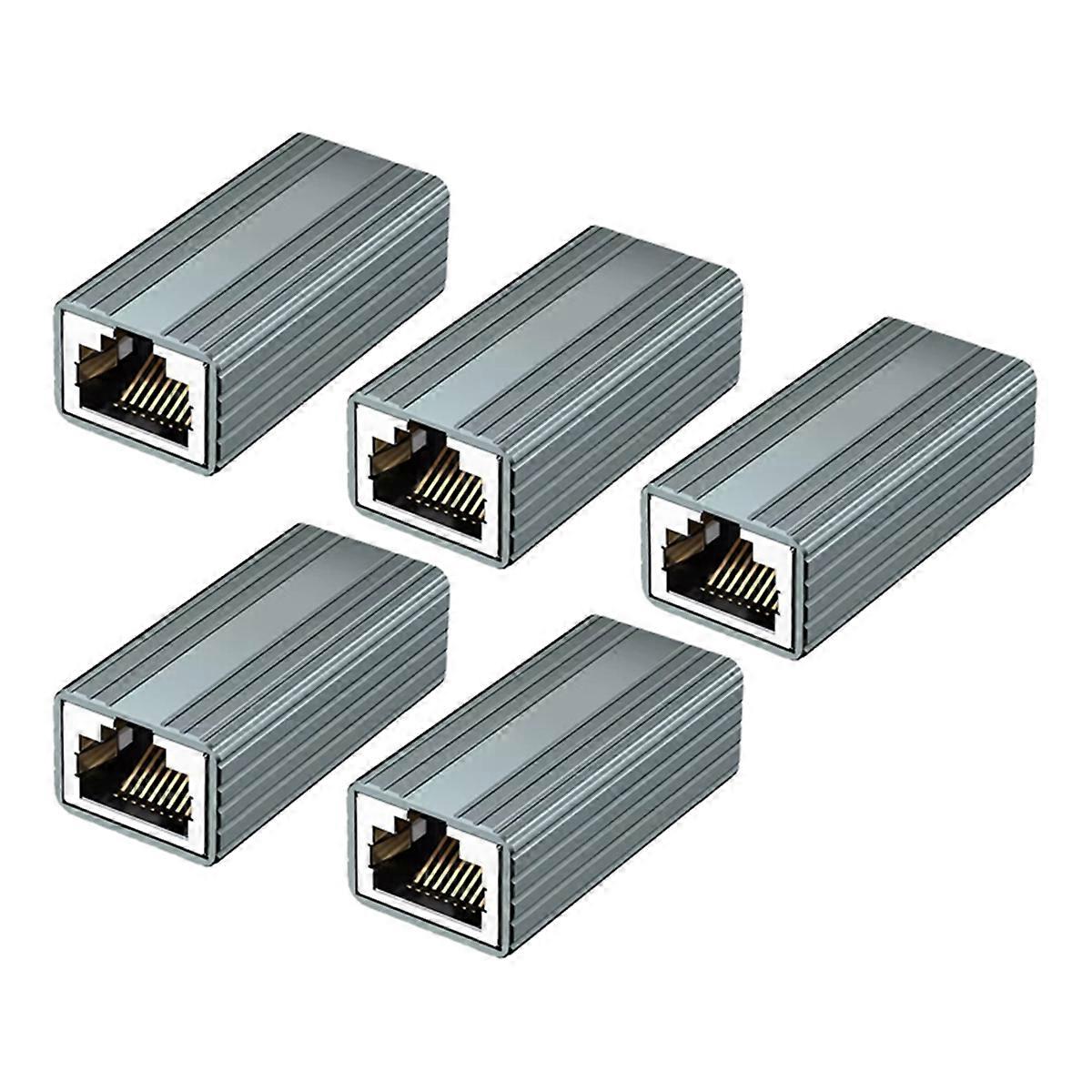 10Gbps RJ45 Connector Female to Female Gigabit Network Extender 5Pcs