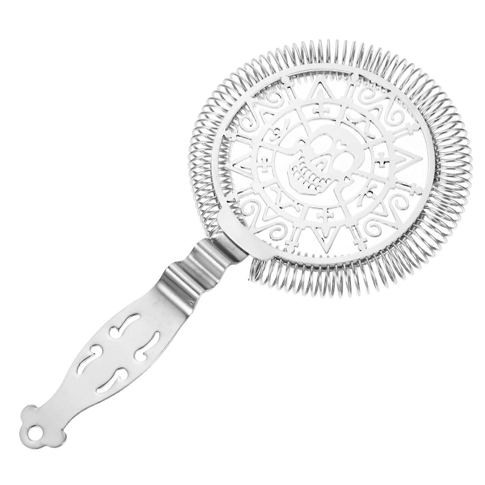 Stainless Steel Strainer Ergonomic Design, FoodGrade Material, Ice Filter, Bartenders Strainer, Easy To Use And Clean
