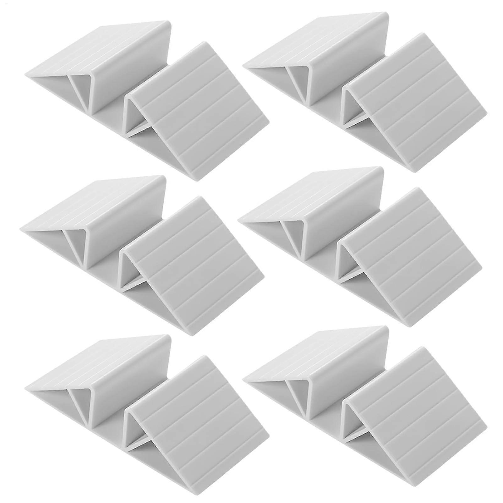 Freestanding Dog Gate Triangular Panels Configurable Wood Supports 6Pcs Reinforcement Accessories With Adhesive Bottom