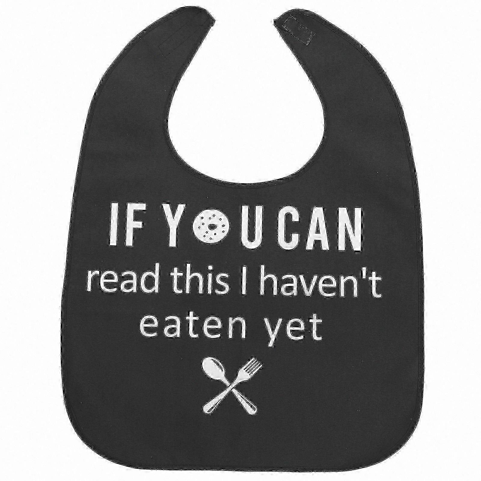 Durable Reusable Bib for Adults, Elegant Dining Apron for Home Meals