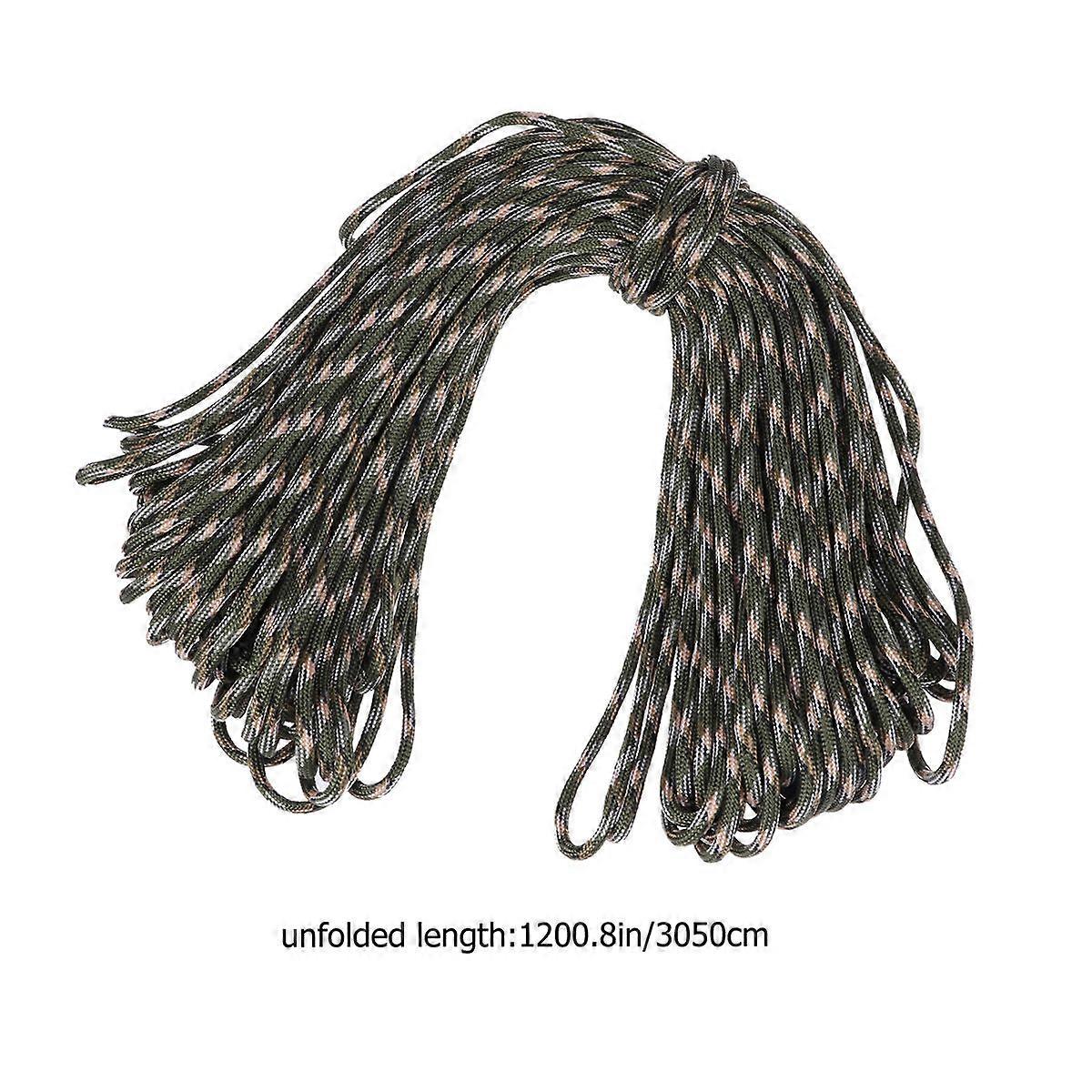 Survival Paracord Seven Core Paracord Umbrella Rope for Tightening Use 30.5m