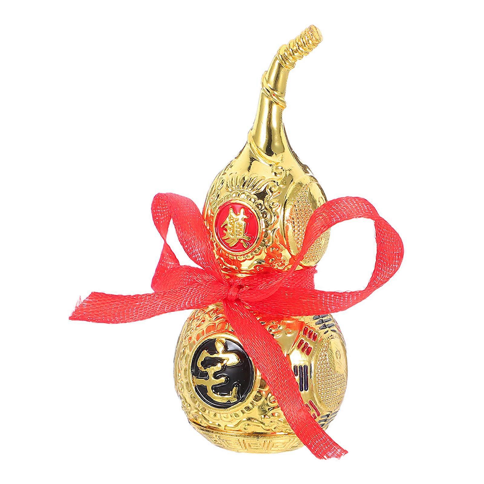 4Pcs Feng Shui Gourd Decoration Crafted From Alloy For Home And Office Use With 9cm Size Enhancing Wealth And Success