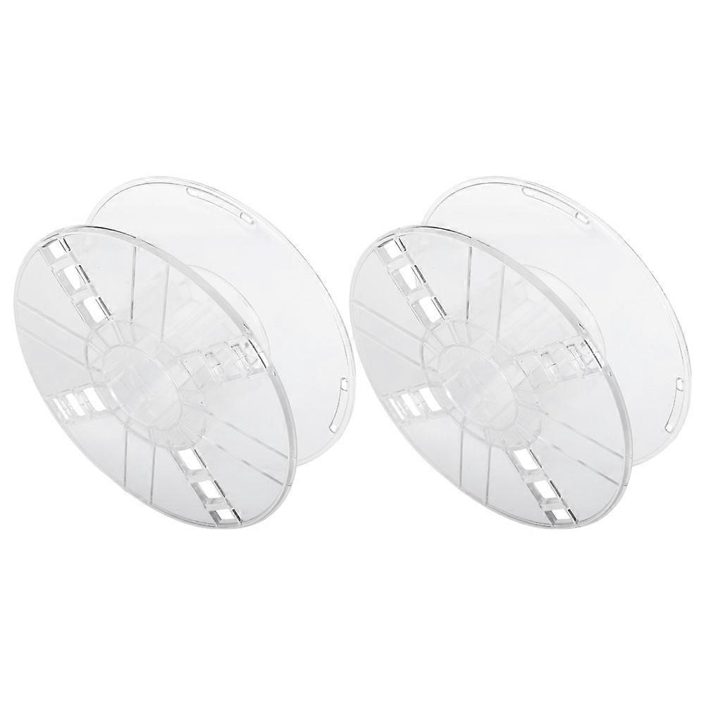 Hollow Bobbin 3D Printer Reel Plastic Material Designed For Printing Workshop 4Pcs