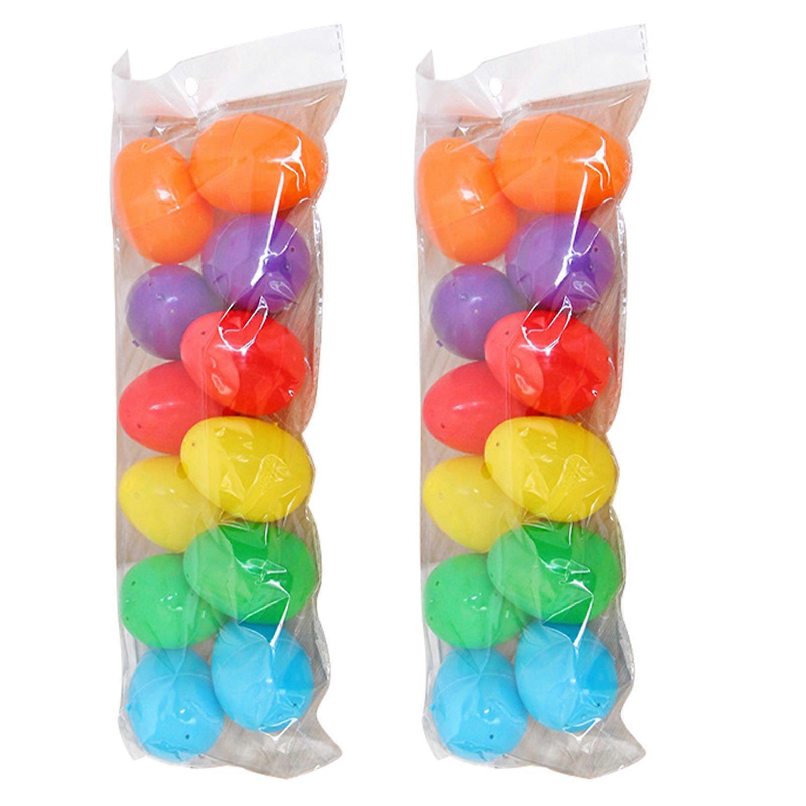 Plastic Egg Shells For Easter 120 Pcs Egg Shape Decorations Suitable For Craft Enthusiasts And Adults Fine Motor Skills Development