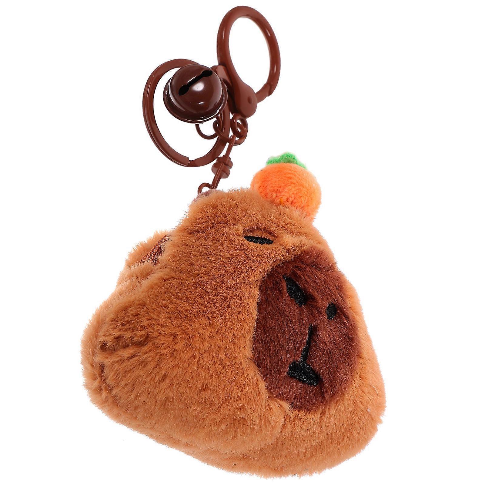 Plush Animal Purse 3Pcs Mini Zipper Coin Bag Ideal For Children During Walking Parties Shopping Made From Plush Material