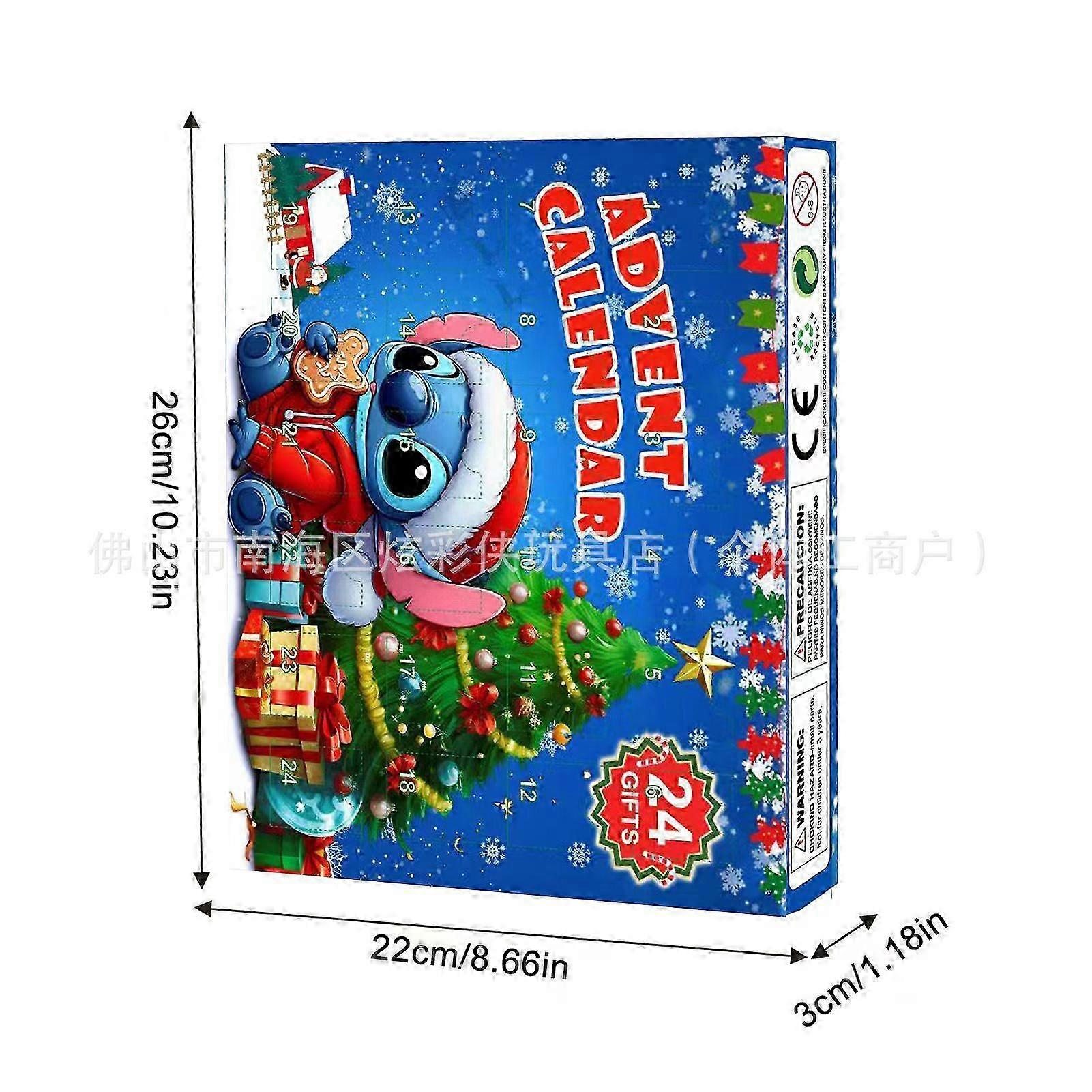 2025 Christmas Advent Calendar Lilo & Stitch Blind Box 24-Day Countdown 26s