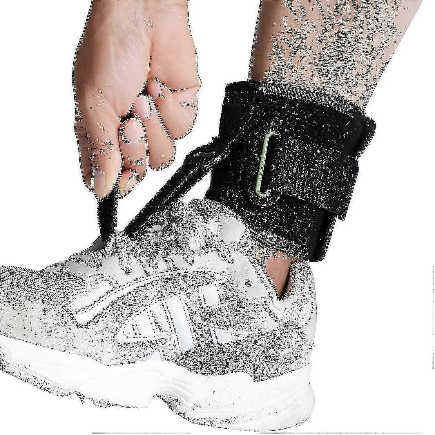 Verstellbare Fallfußstütze Foot Up Afo Brace Unisex passt für rechte / linke Fußorthese Knöchelstütze Su