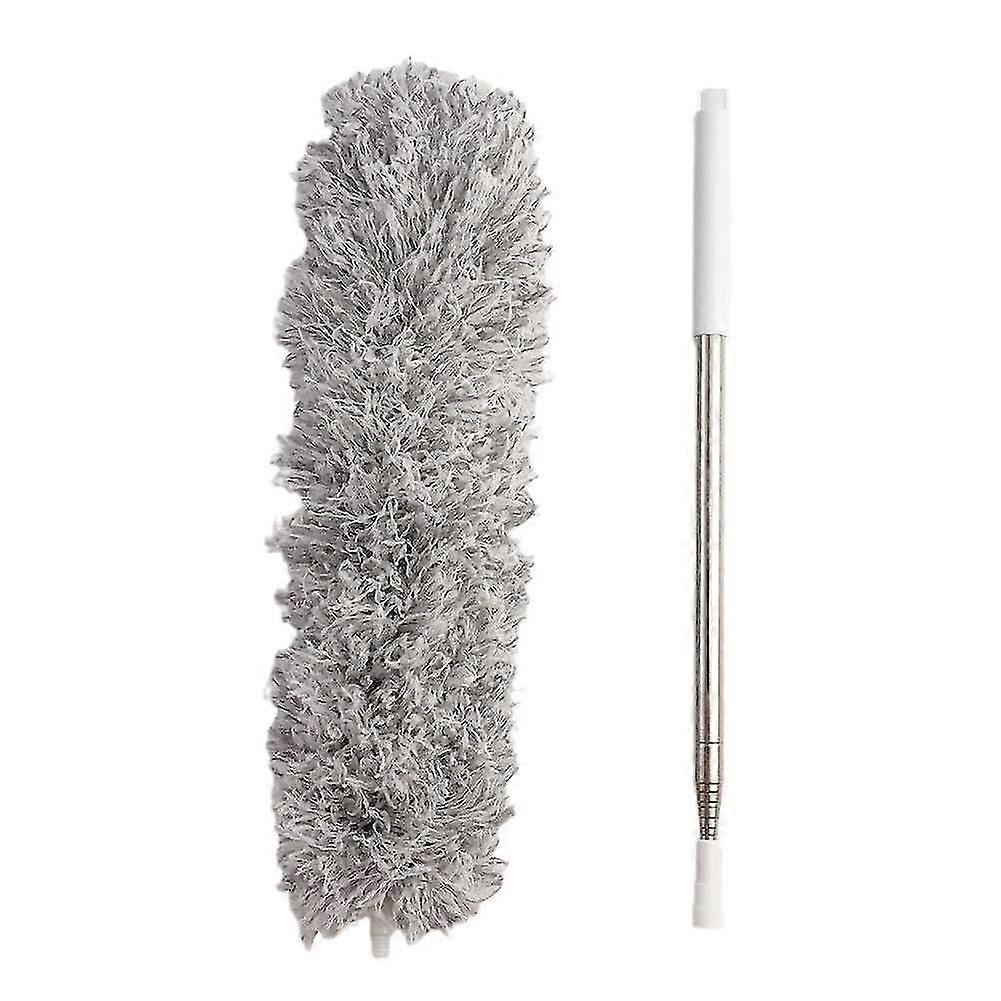 280cm Extendable Microfiber Duster,Telescoping Pole,Detachable Bendable