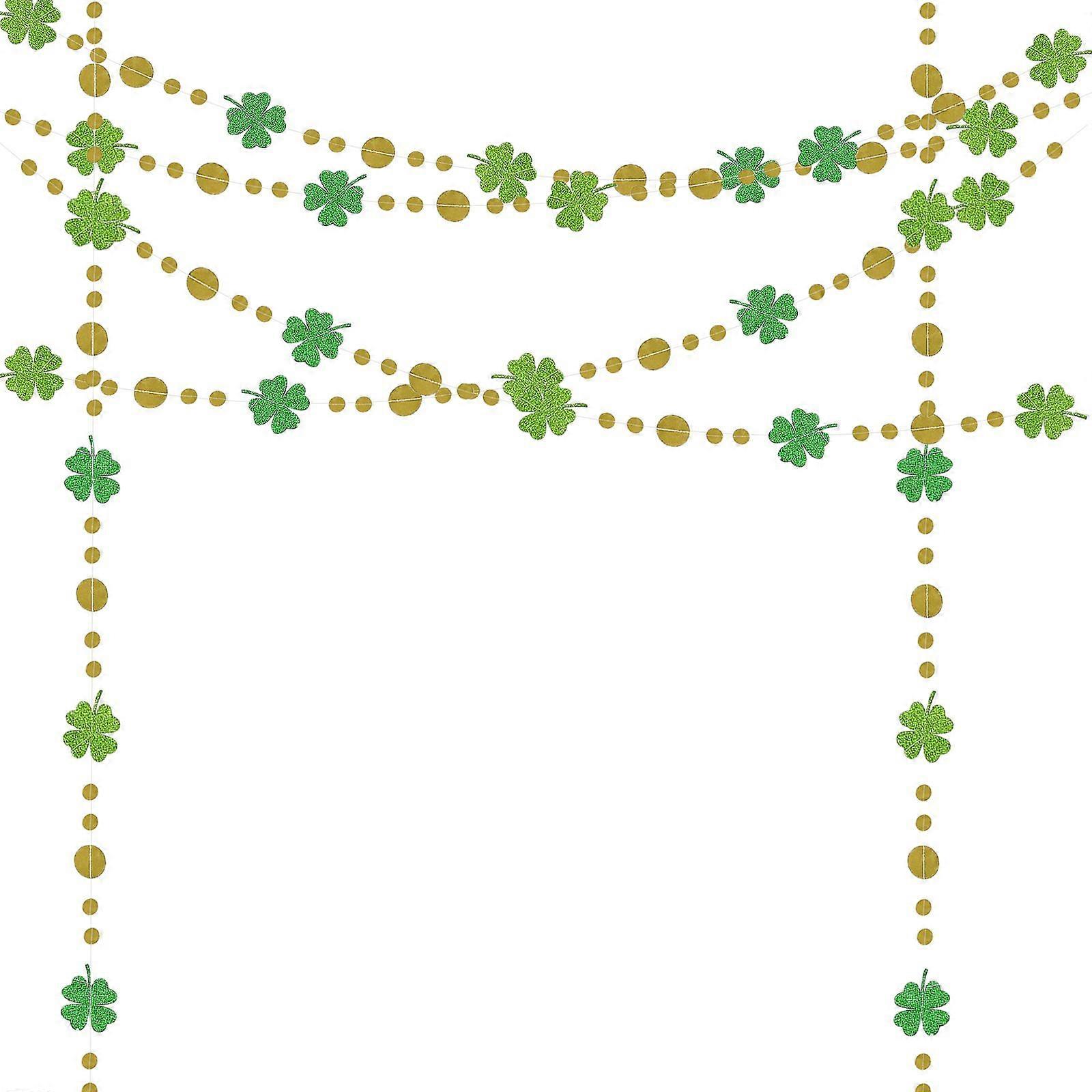 St. Patrick's Day Carnival party pull flower clover pull flag four-leaf clover