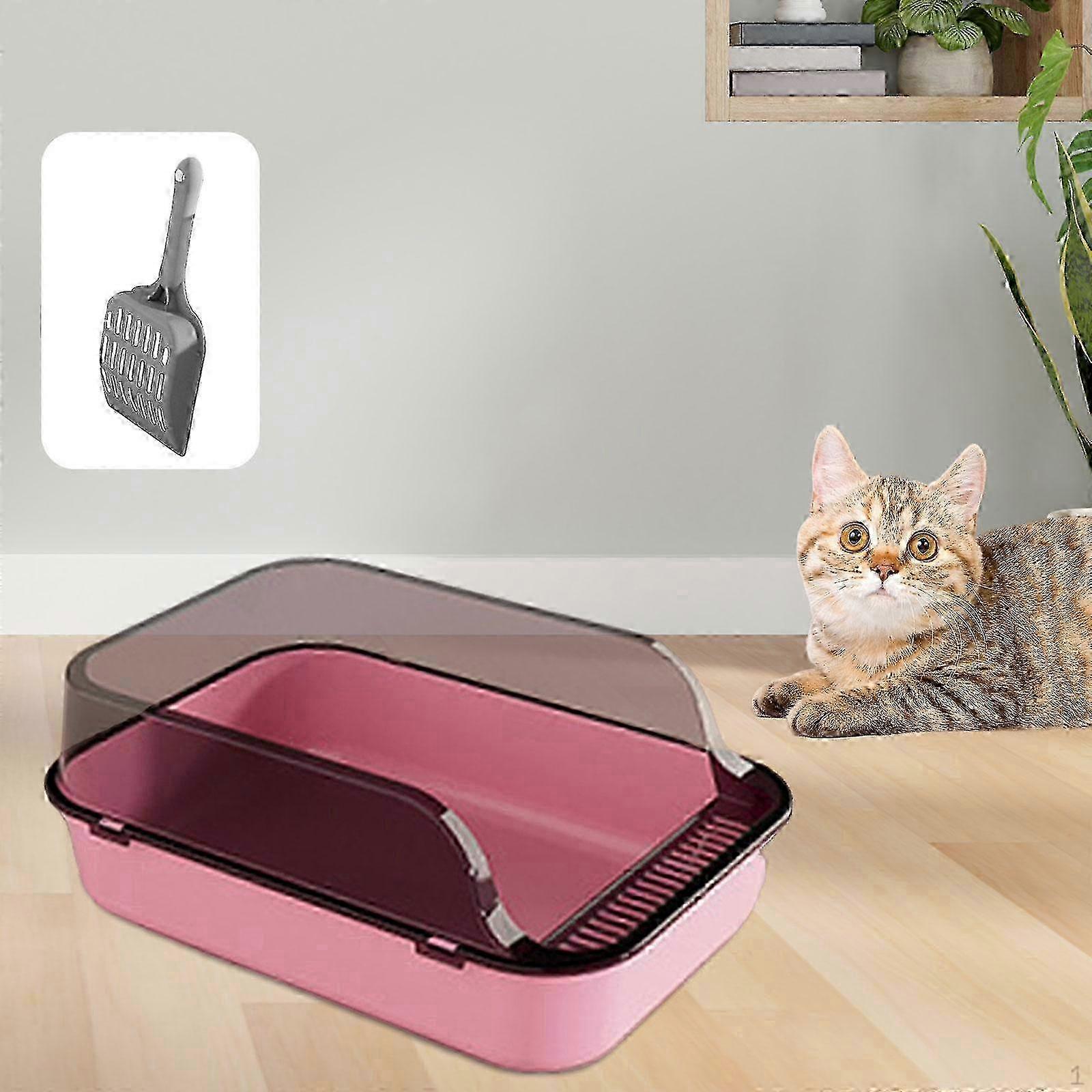 Litter Box, Kitten Large Cat Sandbox, Pet Supplies, Container, Durable