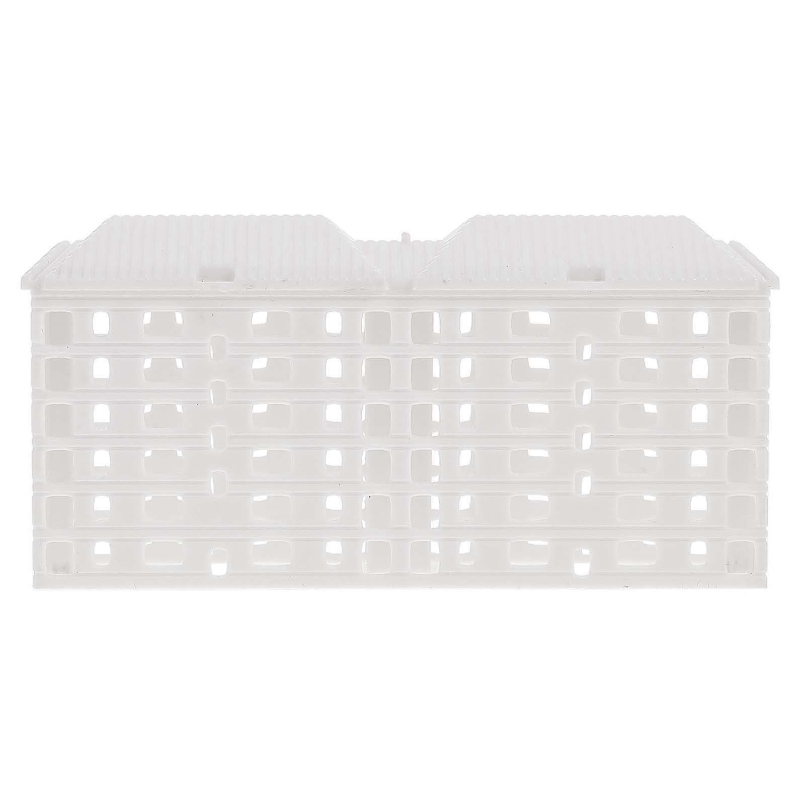 Miniature Building Model Mini Architecture House Building Model for Diy Activity Plastic White for 1Pack