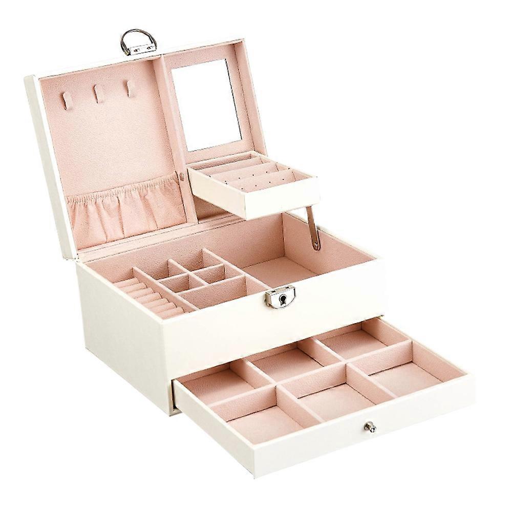 Jewelry Organizer Box Multi-Layer Storage for Jewelry 2Pcs