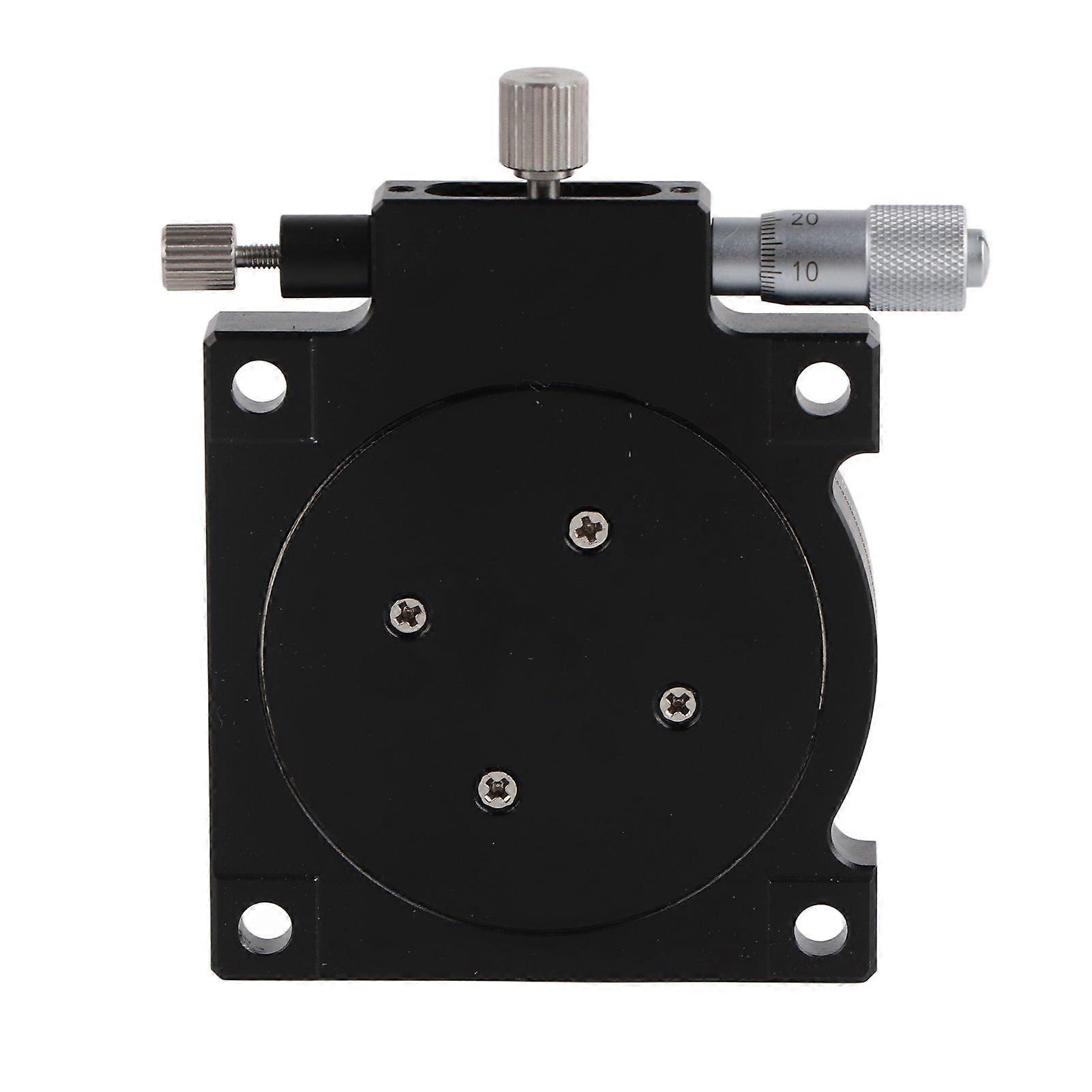 Plate-forme de déplacement manuel Axes R Rotation Platine Linéaire 360 Table Coulissante 60mm RS60L